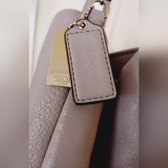 COACH Madison Phoebe Pebbled Leather Shoulder Bag - Picture 5 of 13